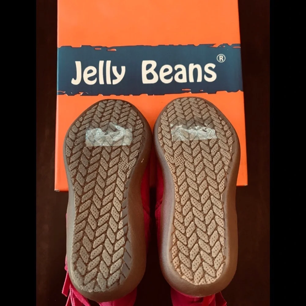 Jelly Beans Downfall Fuchsia Toddler Boot